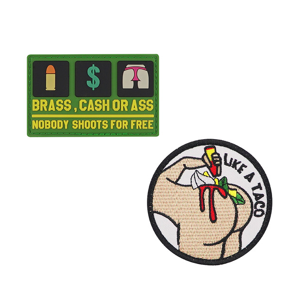 戰術風格魔鬼氈布章-A142,A149-美式惡搞系列