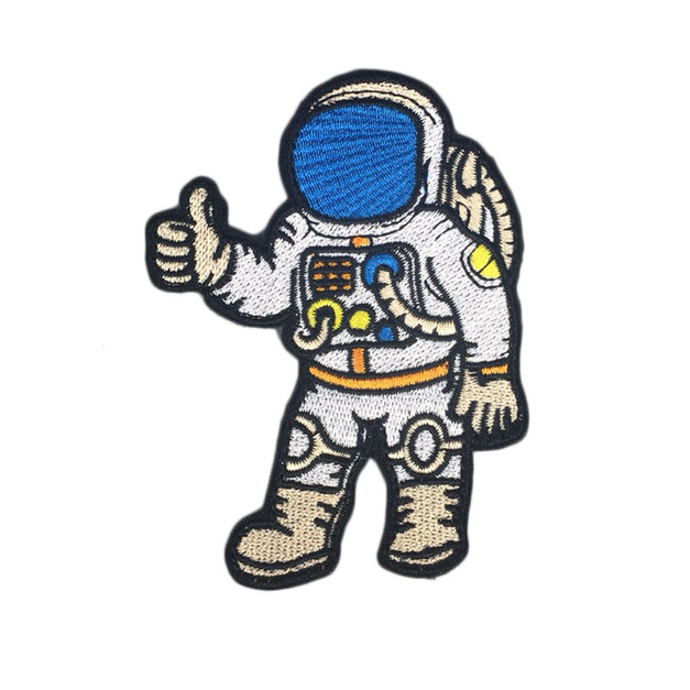 戰術風格魔鬼氈布章-A023-太空人