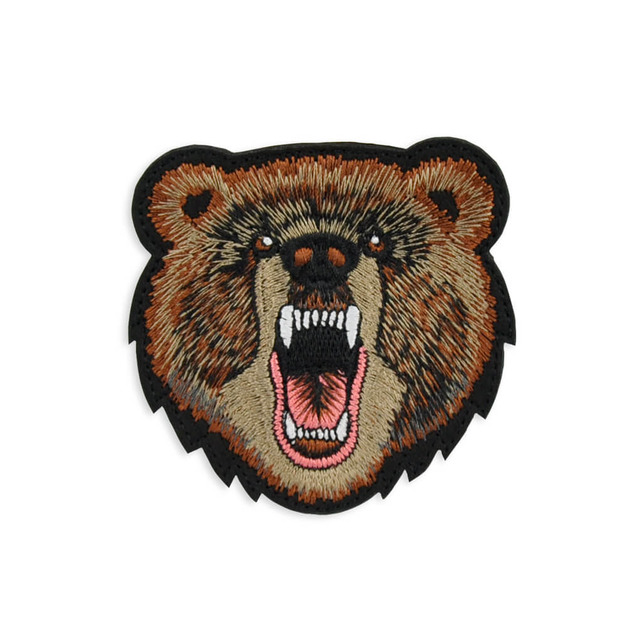 戰術風格魔鬼氈布章-A038-熊