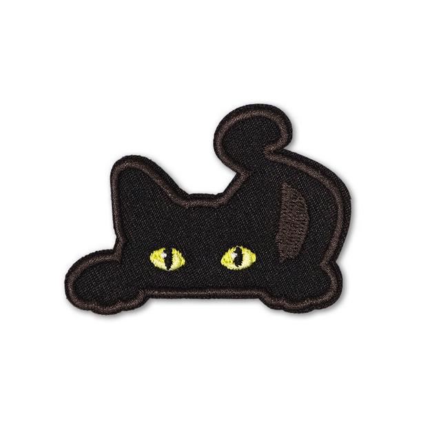 戰術風格魔鬼氈布章-A119A-偷看貓