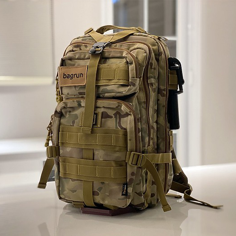 bagrun 二代都會玩家軍事風格瞬開後背包 一款多功能/好背/好看的背包