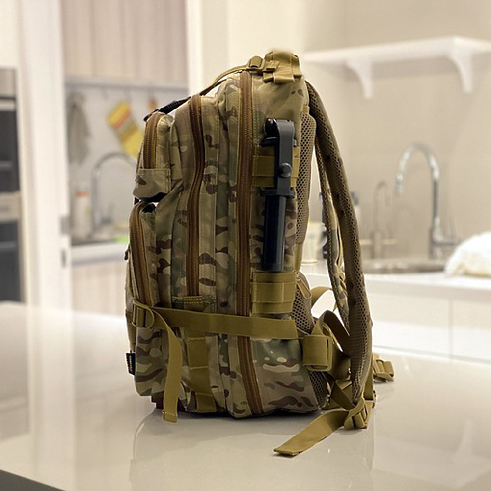 bagrun 二代都會玩家軍事風格瞬開後背包 一款多功能/好背/好看的背包