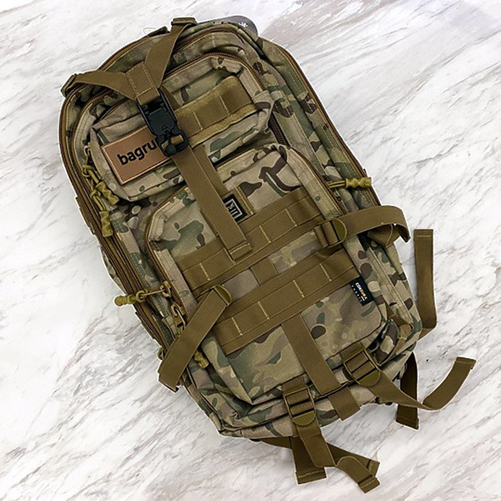 bagrun 二代都會玩家軍事風格瞬開後背包 一款多功能/好背/好看的背包