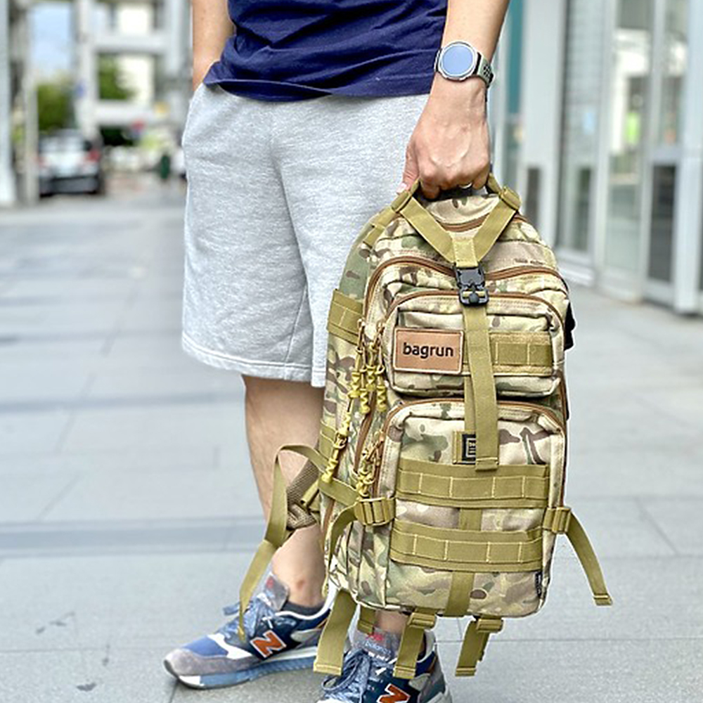 bagrun 二代都會玩家軍事風格瞬開後背包 一款多功能/好背/好看的背包