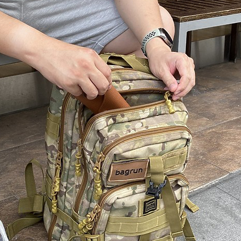 bagrun 二代都會玩家軍事風格瞬開後背包 一款多功能/好背/好看的背包