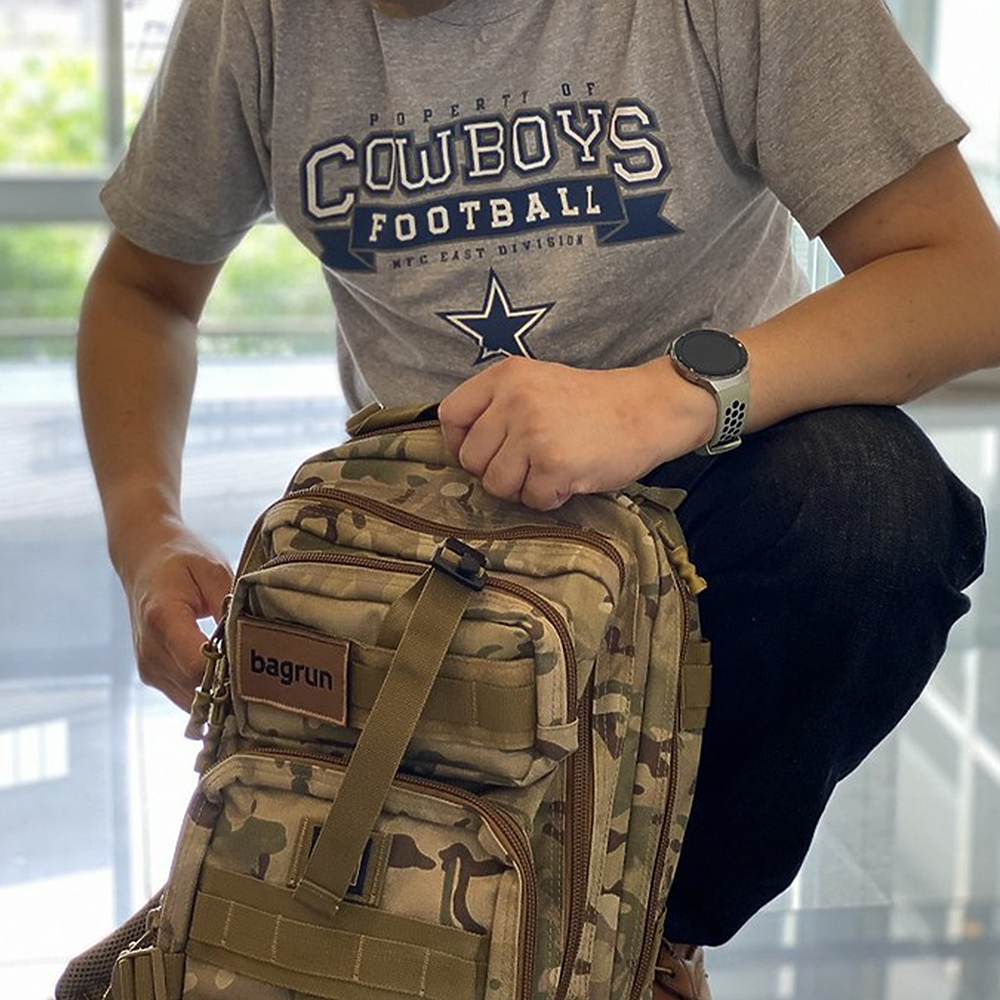 bagrun 二代都會玩家軍事風格瞬開後背包 一款多功能/好背/好看的背包