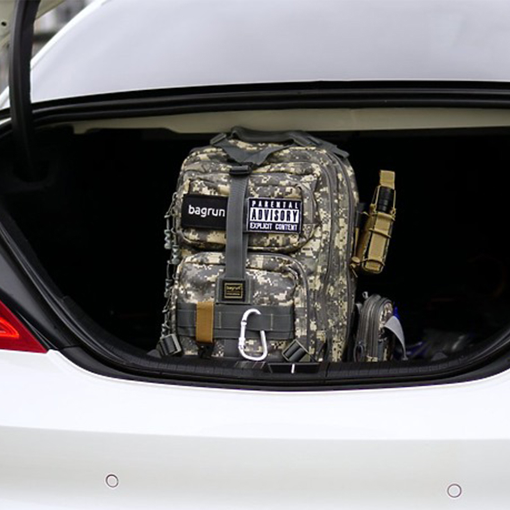 外出最佳機能背包 bagrun 二代都會玩家軍事風格瞬開後背包 暮色迷彩