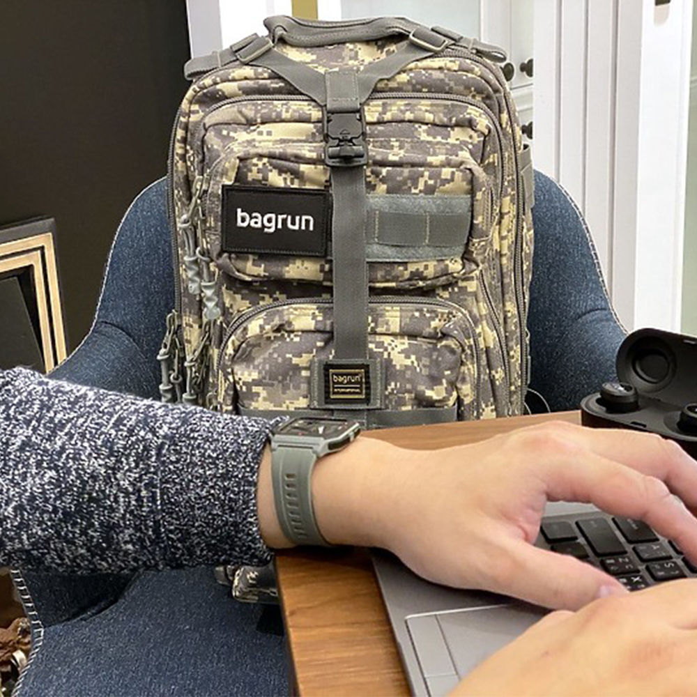 外出最佳機能背包 bagrun 二代都會玩家軍事風格瞬開後背包 暮色迷彩