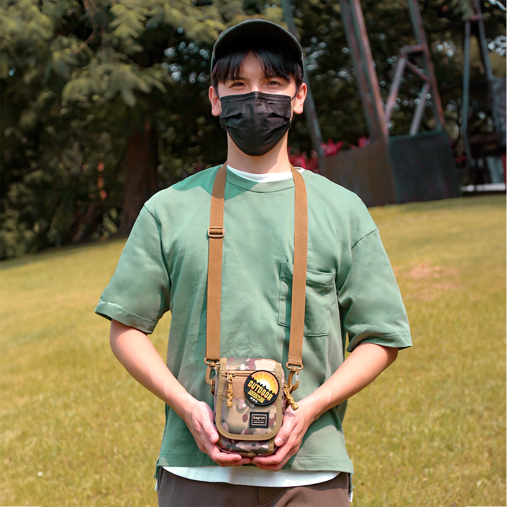 男用小包推薦｜bagrun二代MOLLE系統軍規多功能小包，男女都適合的隨身小包