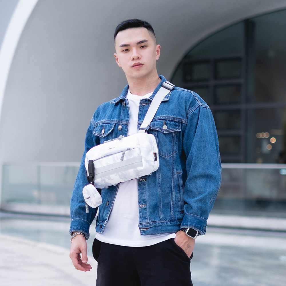 送給男生的禮物全攻略，城市快取斜背胸包