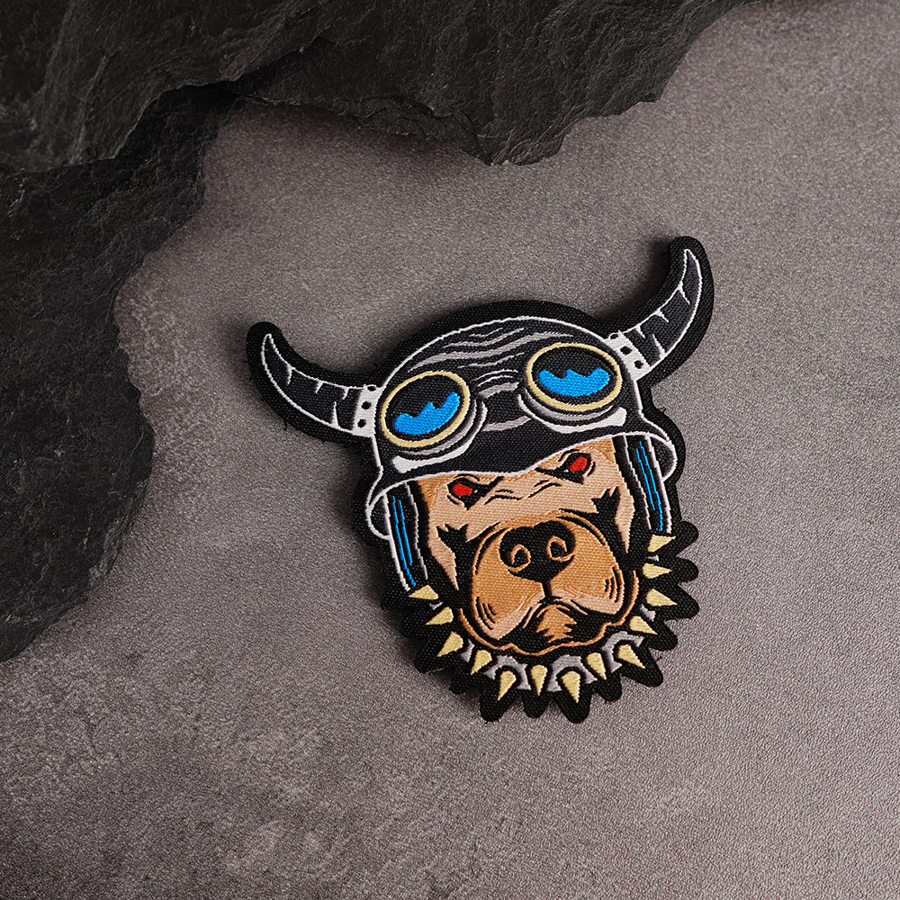 戰術風格魔鬼氈布章-A135A-嘻哈犬王