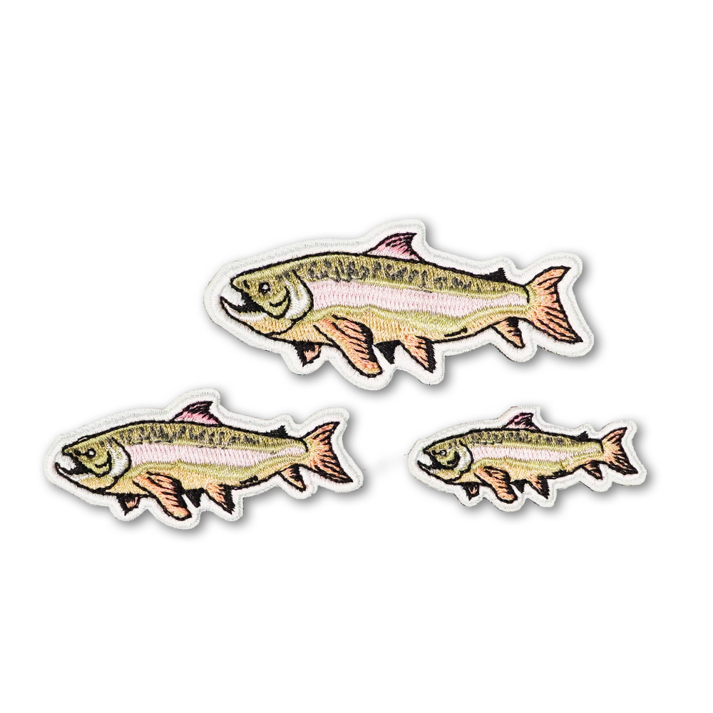 戰術風格魔鬼氈布章-櫻花鉤吻鮭