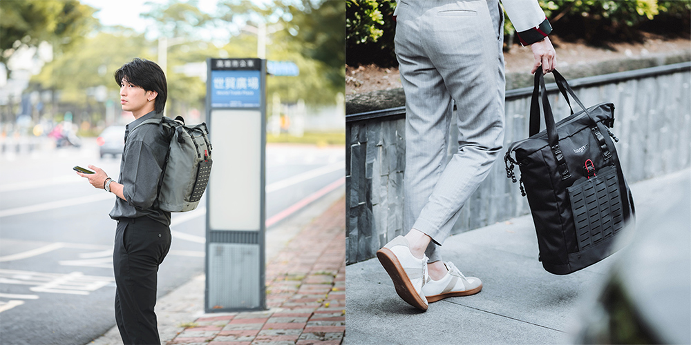 磁瞬快取雙肩托特包，讓你在手提與雙肩背自由切換