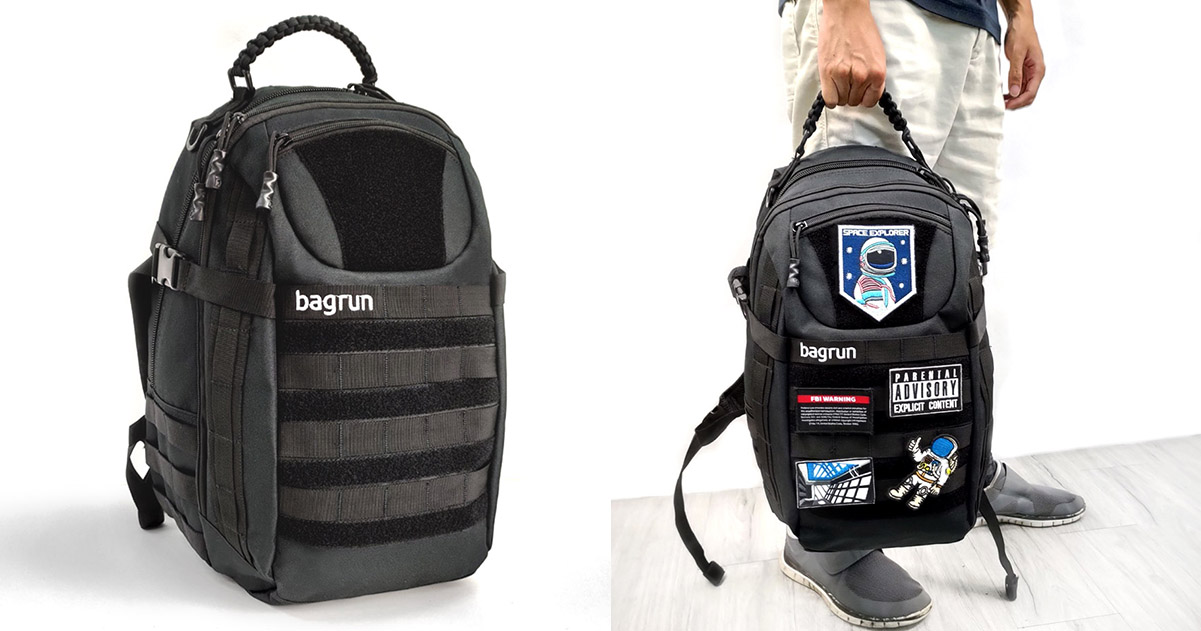新品後背包開箱｜bagrun 軍事風格傘繩後背包