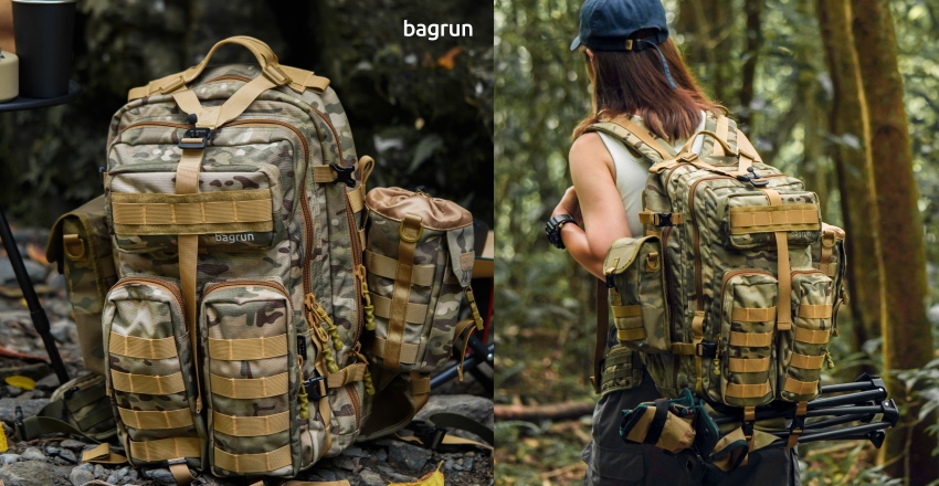 bagrun，解鎖生活的無限可能，超越極限的三代都會玩家軍風後背包，現正預購中！