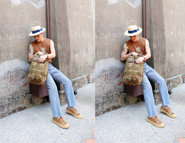 PTT穿搭版版主PbWu推薦-bagrun都會玩家軍事風格後背包