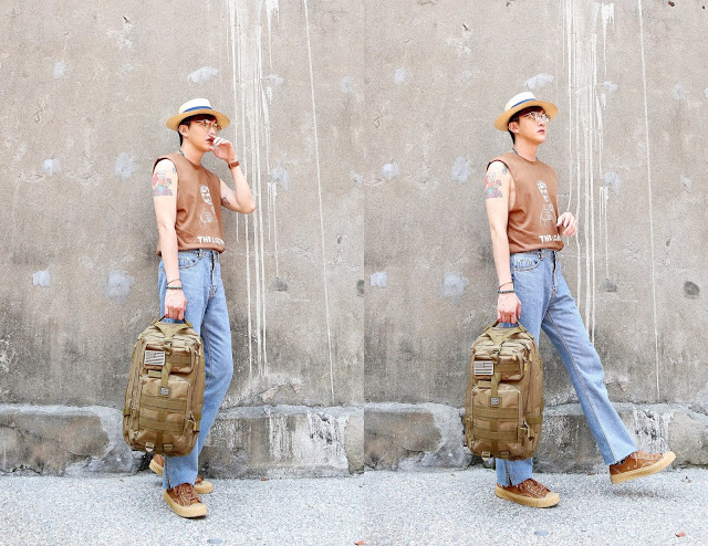 PTT穿搭版版主PbWu推薦-bagrun都會玩家軍事風格後背包