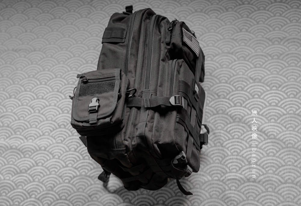 旅人映像 都會玩家軍事風格後背包
