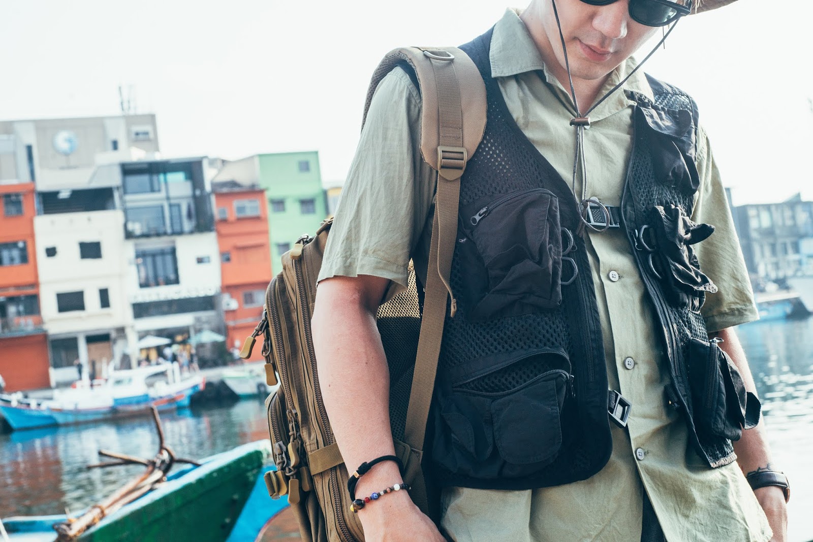 李豪 都會玩家軍事風格後背包