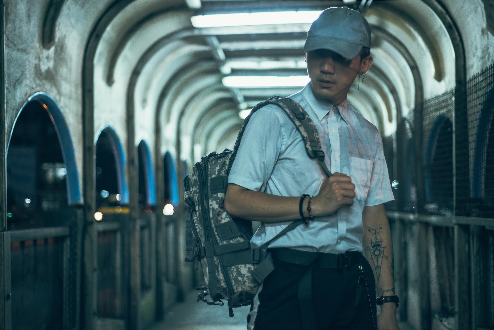 李豪 都會玩家軍事風格後背包