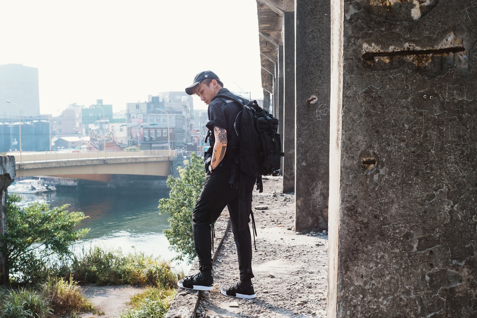 李豪 都會玩家軍事風格後背包