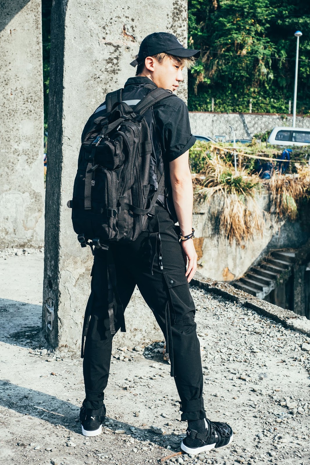 李豪 都會玩家軍事風格後背包