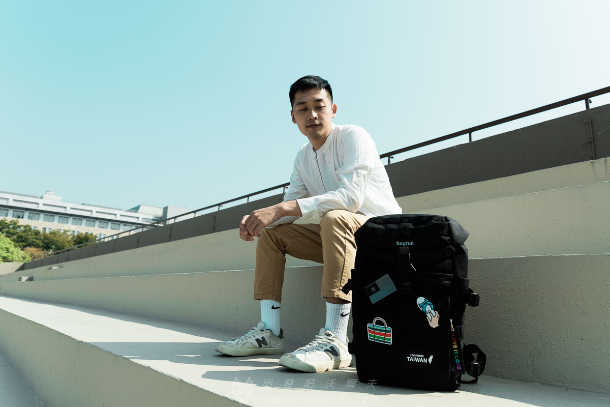 沃爾夫 都會玩家瞬開翻蓋後背包