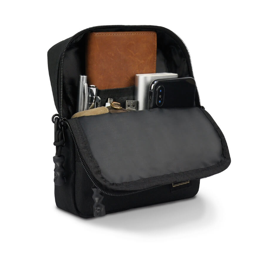 型男必備的隨身小包推薦，多夾層小包設計