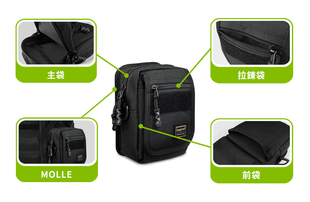 型男必備的隨身小包推薦，多夾層小包設計