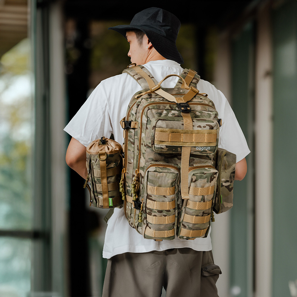 多功能雙肩背包推薦｜三代都會玩家軍事風格後背包