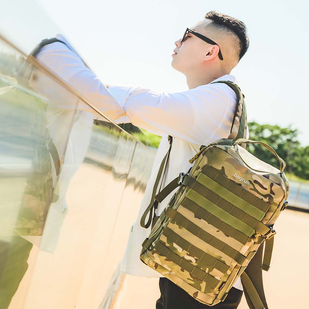 上班後背包實用推薦｜全日玩家軍事風格後背包