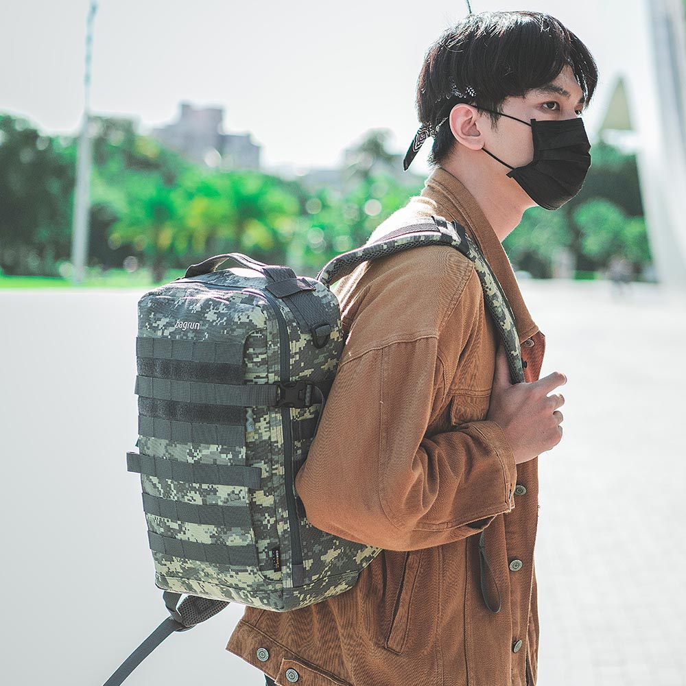 上班後背包實用推薦｜全日玩家軍事風格後背包