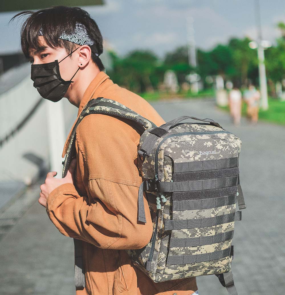 上班後背包實用推薦｜全日玩家軍事風格後背包