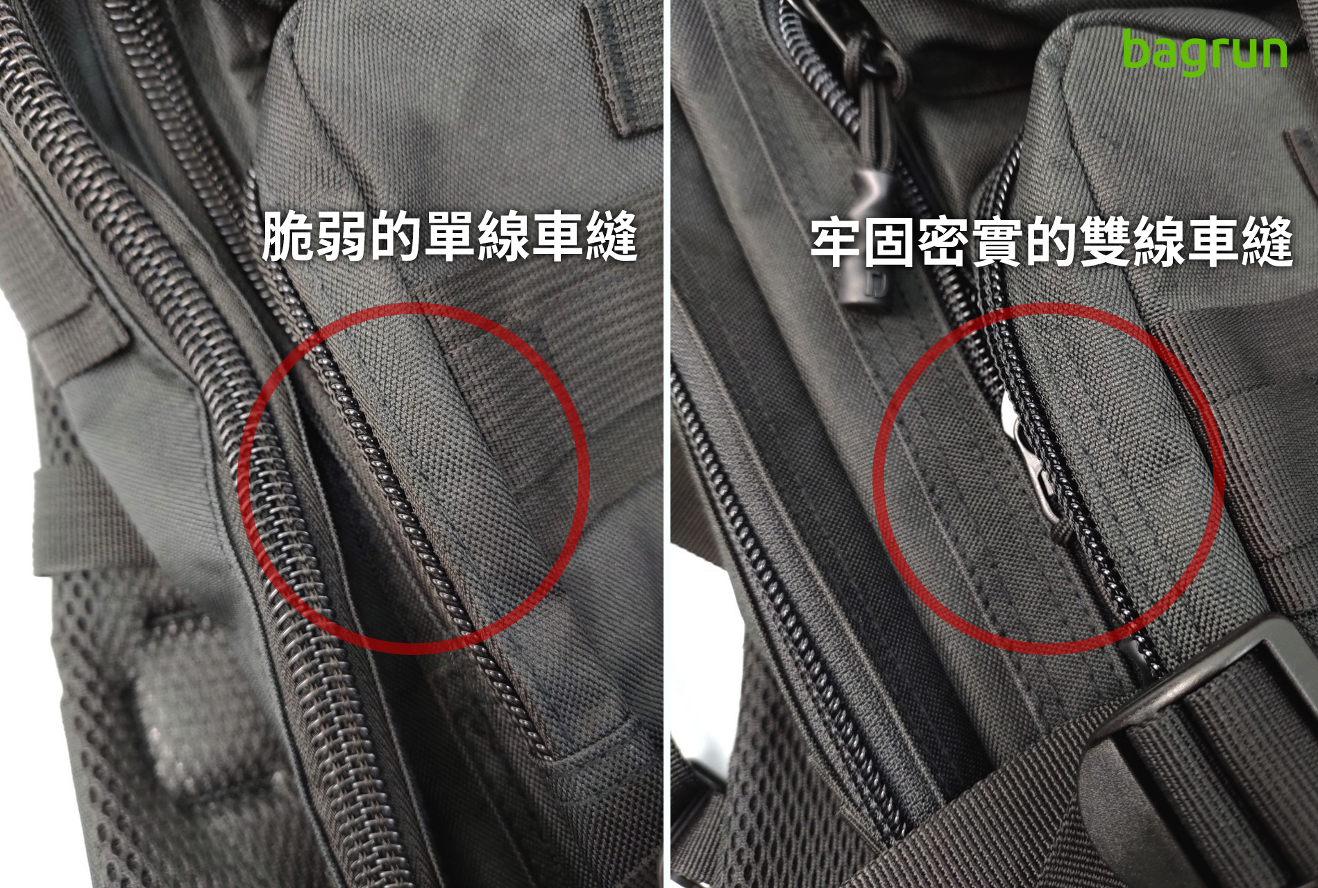 教你如何辨識 bagrun 正版背包