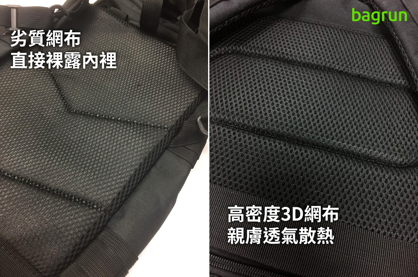 教你如何辨識 bagrun 正版背包