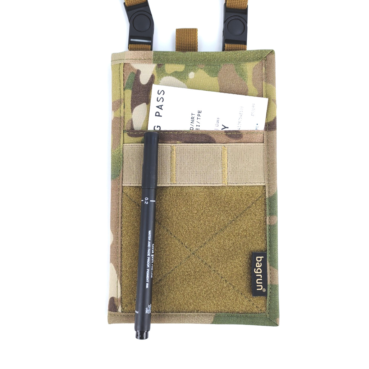 台灣設計軍風護照包/軍風機能隨行貼身小包