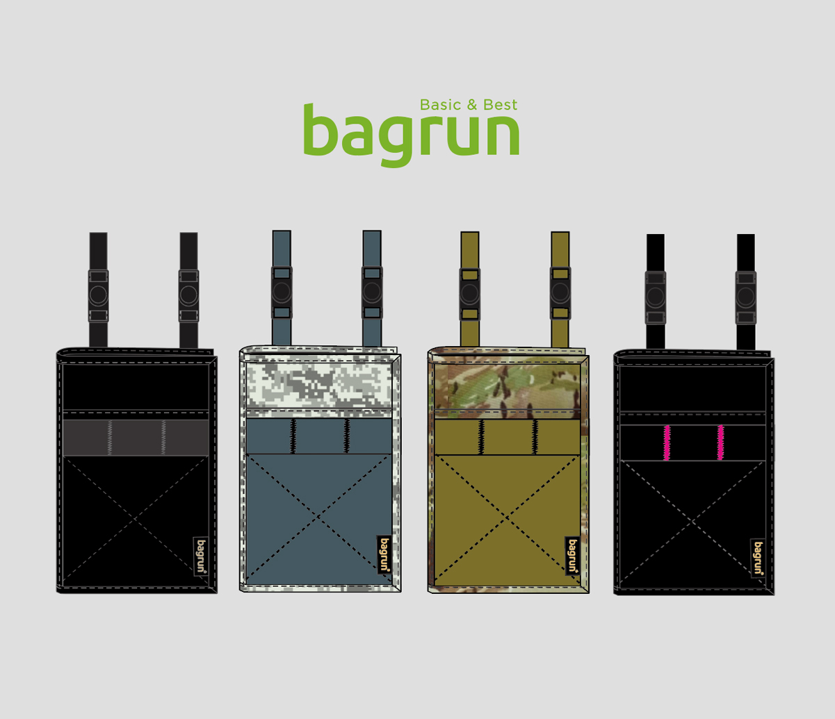 台灣設計軍風護照包/軍風機能隨行貼身小包