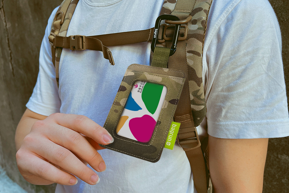 bagrun掛扣票卡夾