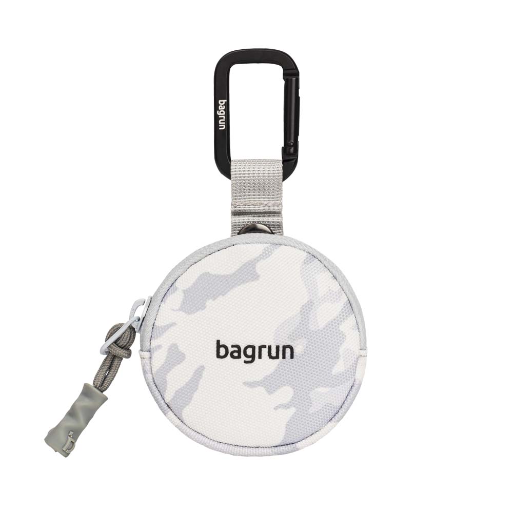bagrun掛扣零錢包-雪地迷彩