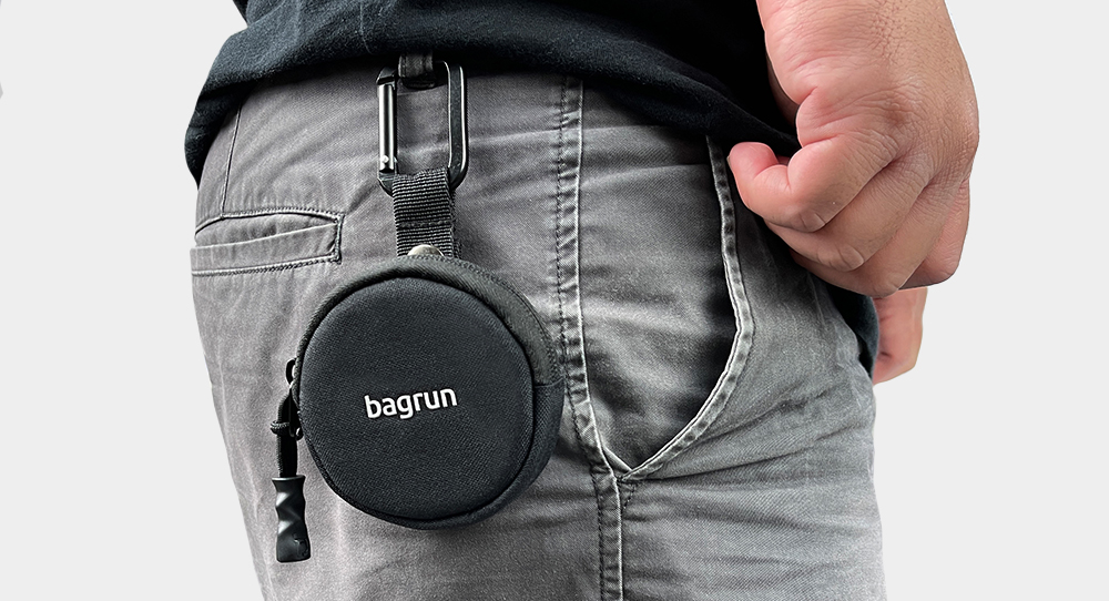 bagrun掛扣零錢包-使用範例