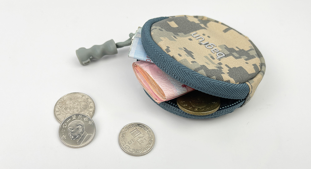 bagrun掛扣零錢包-放置鈔票、零錢