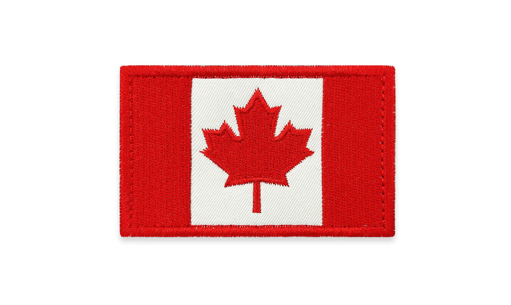 戰術風格魔鬼氈布章 加拿大