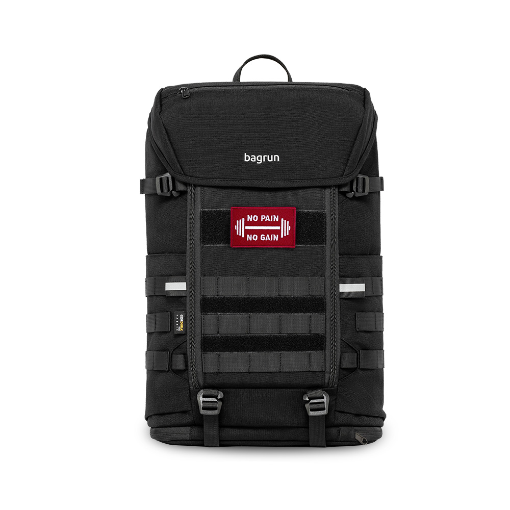 NO PAIN NO GAIN健身布章