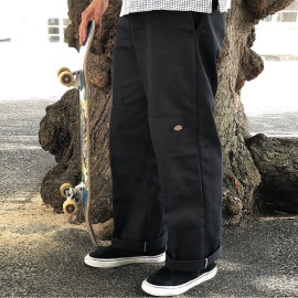 DICKIES 85283 中腰雙膝補釘斜紋布工作長褲 寬版 日系 街頭 穿搭 全七色