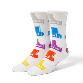 24HD-SK00899 HUF X KODAK CREW SOCK 柯達聯名 長襪 NEVERMIND.INC HUF