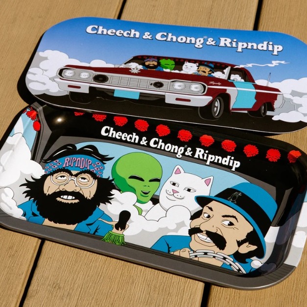Nevermind.INC RIPNDIP SM25-RND420258 RIDERS ROLLING TRAY 中指貓