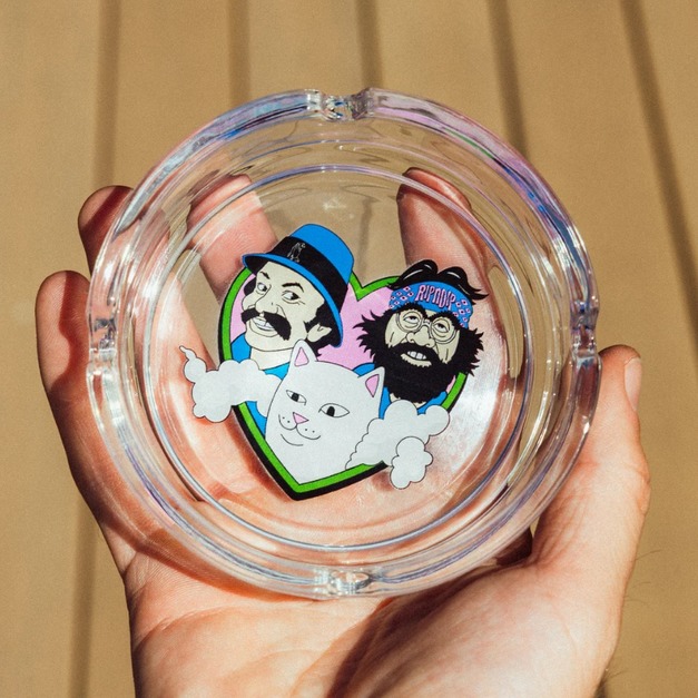 RIPNDIP SM25-RND420255 Cheech & Chong x RIPNDIP 聯名系列玻璃菸灰缸