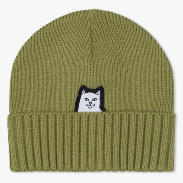 Nevermind RIPNDIP RNDFALL25156 中指貓 毛帽 Lord Nermal Beanie