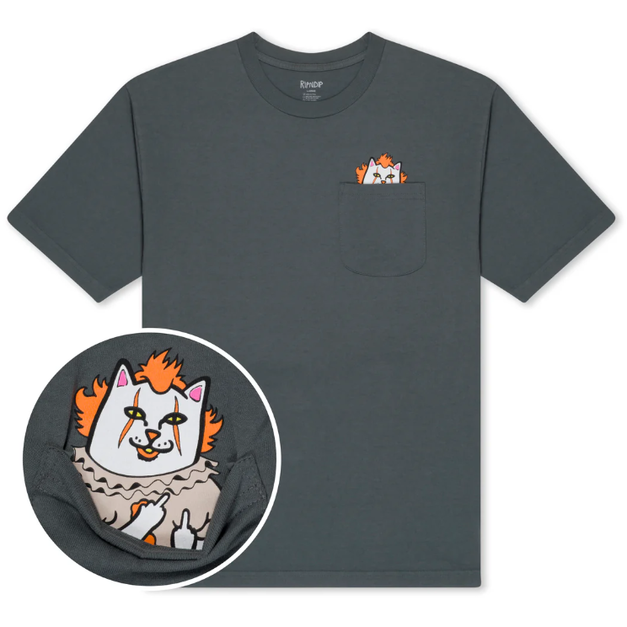 RIPNDIP RNDFALL25135 It's Nerm Pocket Tee 小丑貓貓 中指貓 口袋t NVM