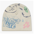 Nevermind RIPNDIP RNDSPR26180 Goosebumps Skull Beanie 中指貓 冷帽_1